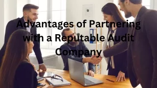 Advantages of Partnering with a Reputable Audit Company