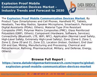 explosion proof mobile communication devices