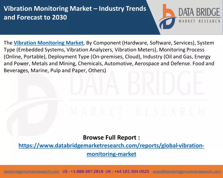 vibration monitoring market industry trends