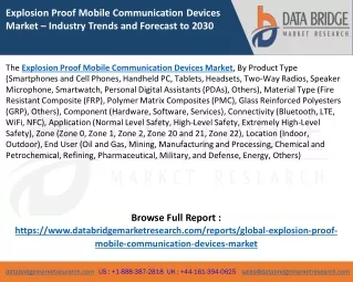 explosion proof mobile communication devices