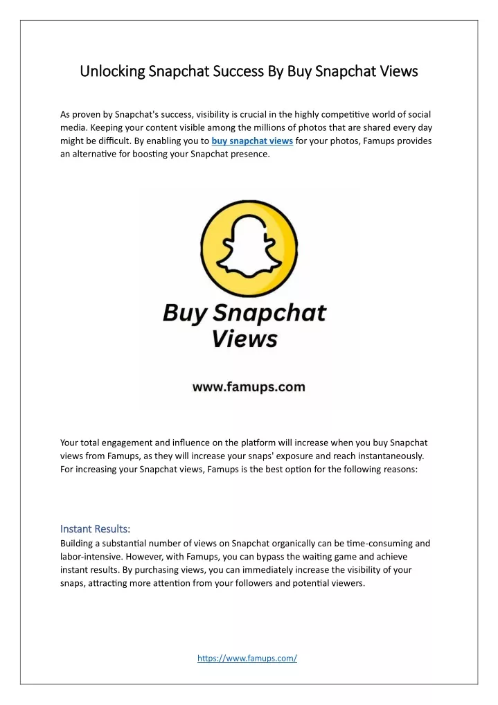 unlocking snapchat success by buy snapchat views