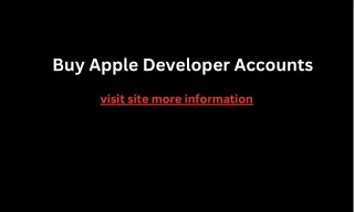 Buy Apple Developer Account
