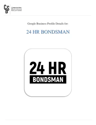 google business profile details for