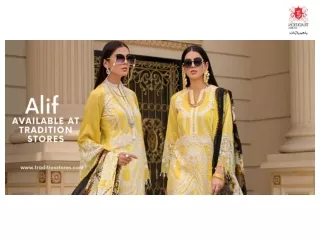 Tradition Meets Modernity Introducing Alif Brand at Tradition Stores