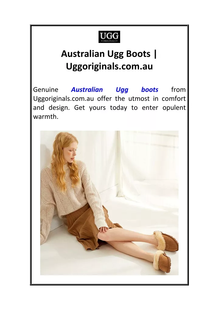 australian ugg boots uggoriginals com au