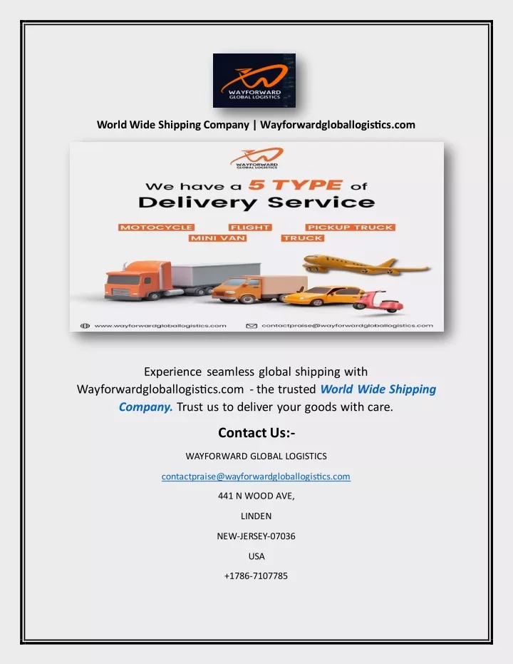 world wide shipping company