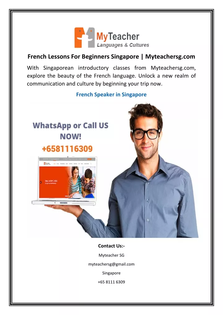 french lessons for beginners singapore