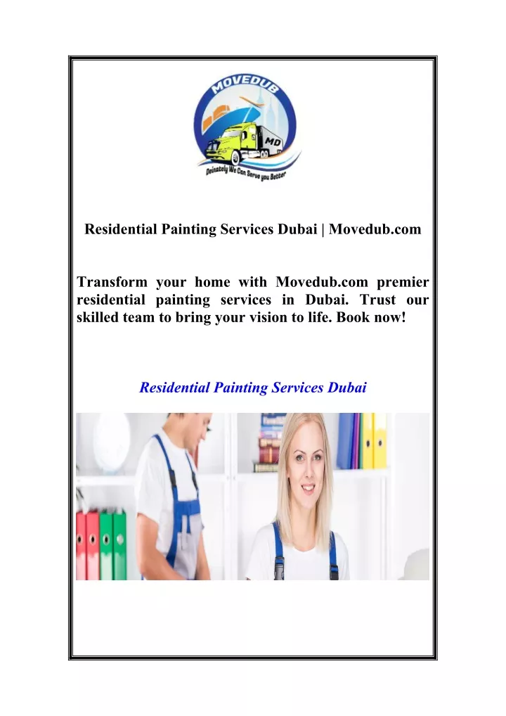 residential painting services dubai movedub com