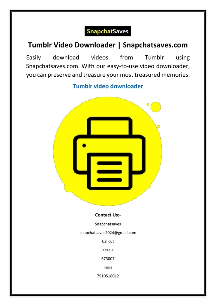 tumblr video downloader snapchatsaves com