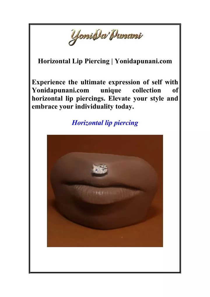 horizontal lip piercing yonidapunani com