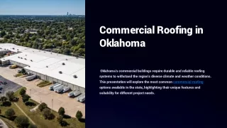 Commercial Roofing in Oklahoma