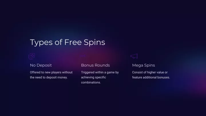 types of free spins