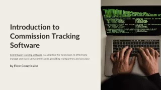 Introduction to Commission Tracking Software