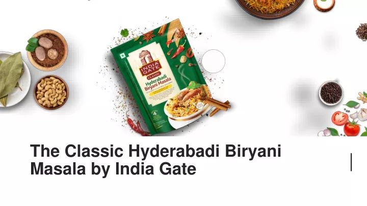 the classic hyderabadi biryani masala by india gate