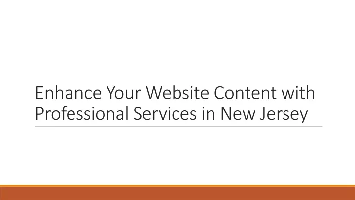 enhance your website content with professional