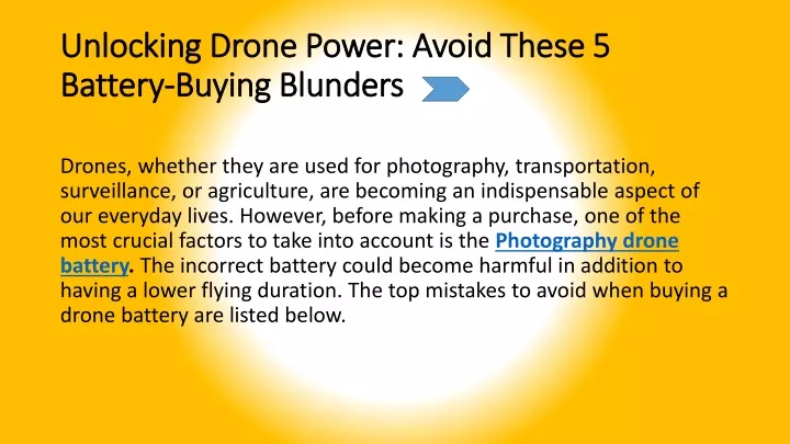 unlocking drone power avoid these 5 battery buying blunders