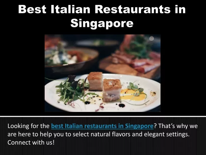 best italian restaurants in singapore