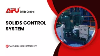 Solids Control System