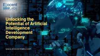 Unlocking the Potential of Artificial Intelligence Development Company