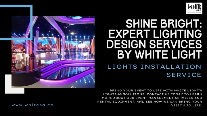 shine bright expert lighting design services