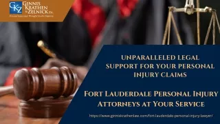Fort Lauderdale Personal Injury Lawyer - Ginnis, Krathen, & Zelnick