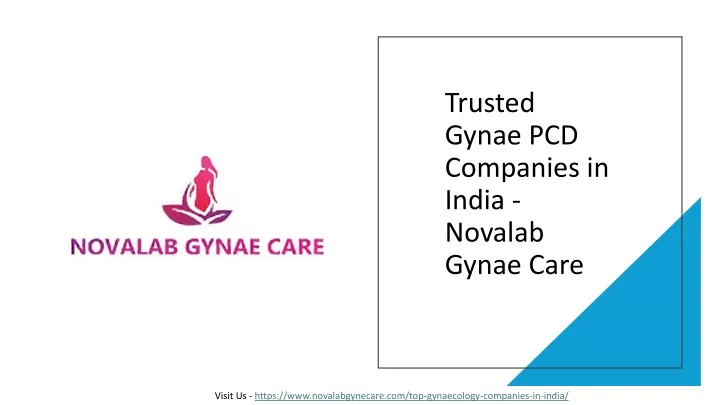 trusted gynae pcd companies in india novalab gynae care