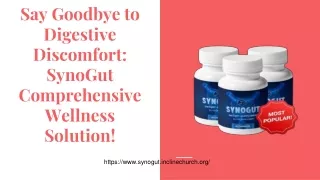 SynoGut: Your Natural Solution for Digestive Harmony
