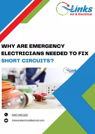 Why Are Emergency Electricians Needed to Fix Short Circuits?