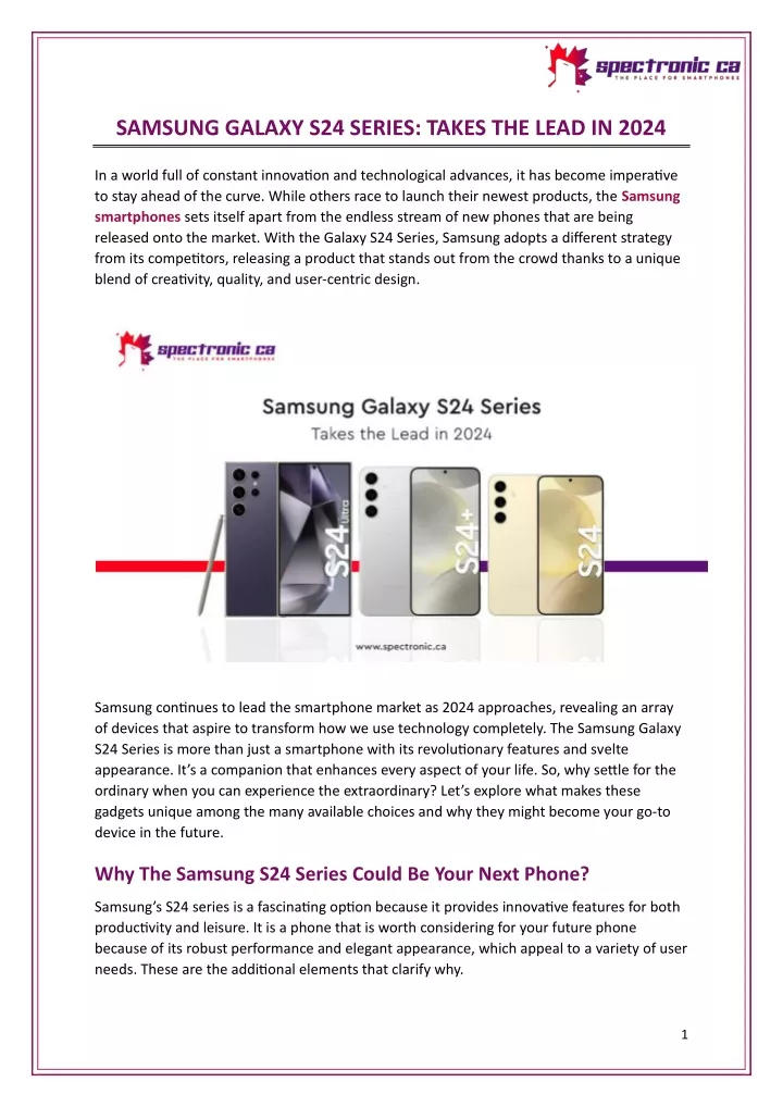 samsung galaxy s24 series takes the lead in 2024