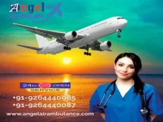 Angel Air Ambulance Service in Patna and Ranchi is Providing Life-Saving Medical Facility
