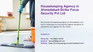 Housekeeping Agency in Ahmedabad, Best Housekeeping Agency in Ahmedabad