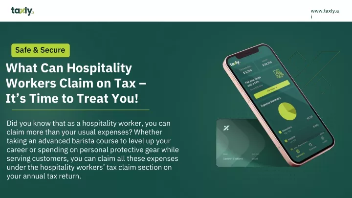 what can hospitality workers claim on tax it s time to treat you