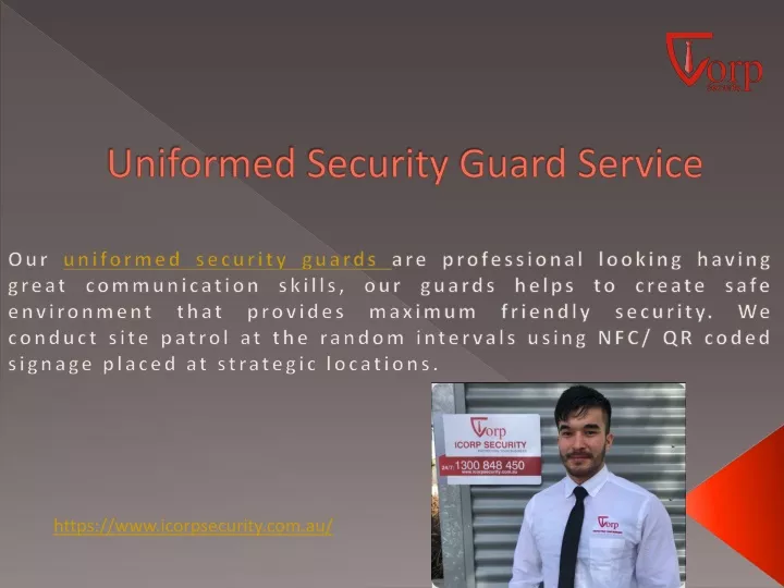 uniformed security guard service