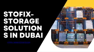 STOFIX- Storage Solutions In Dubai
