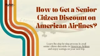 how to get a senior citizen discount on american