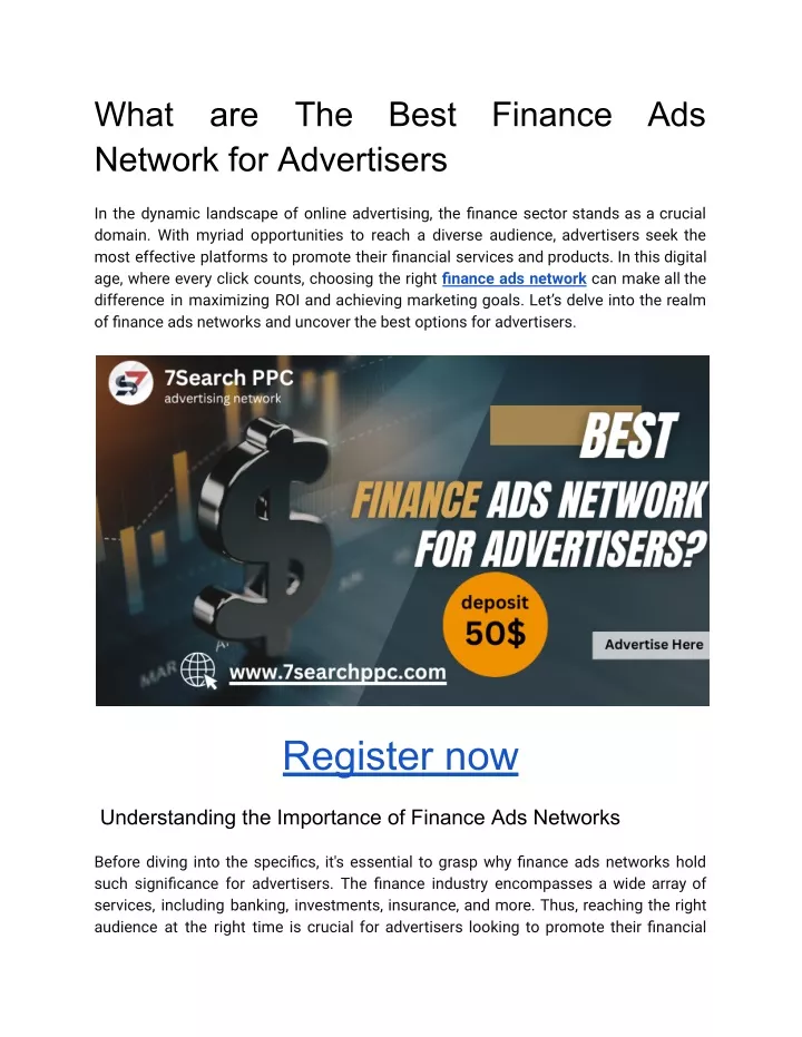 what network for advertisers