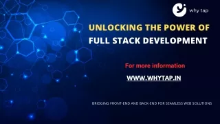 Unlock the power full stack development