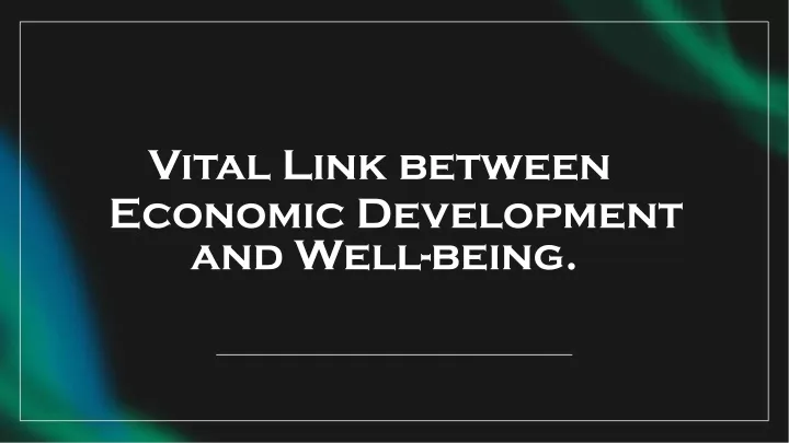 vital link between