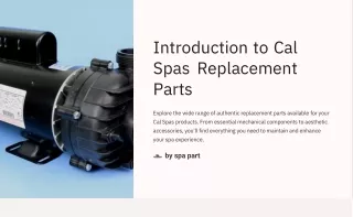 Cal Spas Replacement Parts
