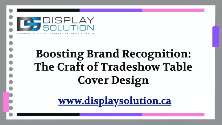 boosting brand recognition the craft of tradeshow