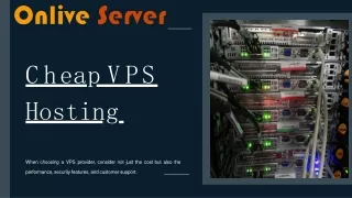 Maximize Your Budget: Explore Onlive Server Affordable VPS Hosting Solutions