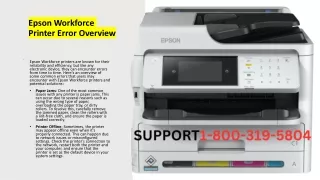 Epson Workforce Printer Help Guide 1-800-319-5804
