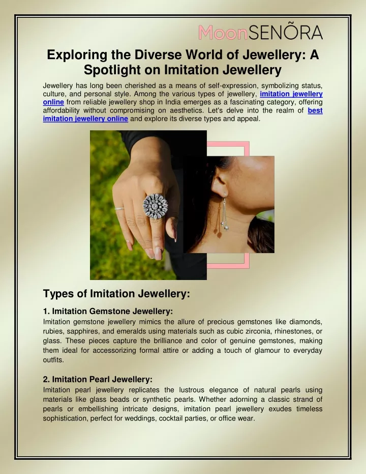 PPT - Imitation jewellery online PowerPoint Presentation, free download 