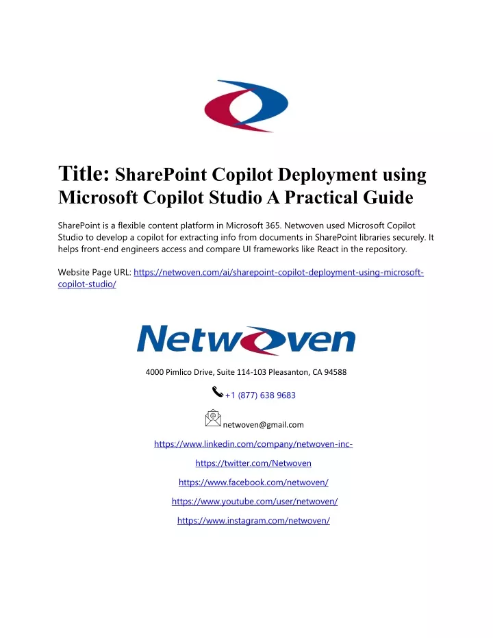 title sharepoint copilot deployment using