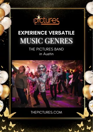 Experience Versatile Music Genres with The Pictures Band in Austin
