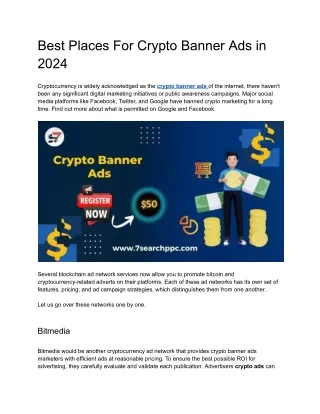 Crypto Banner Ads | Promote Crypto Sites
