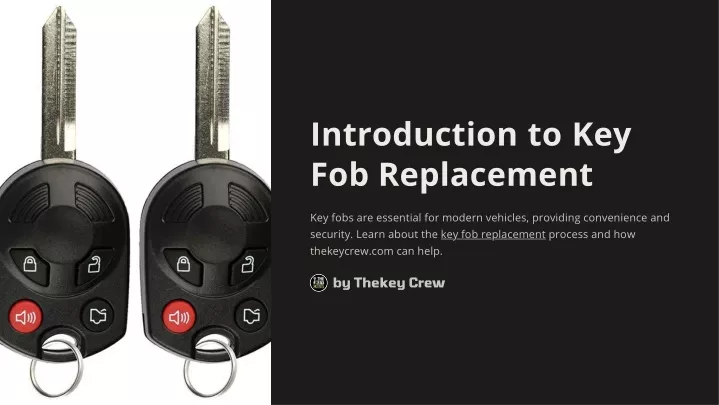 introduction to key fob replacement