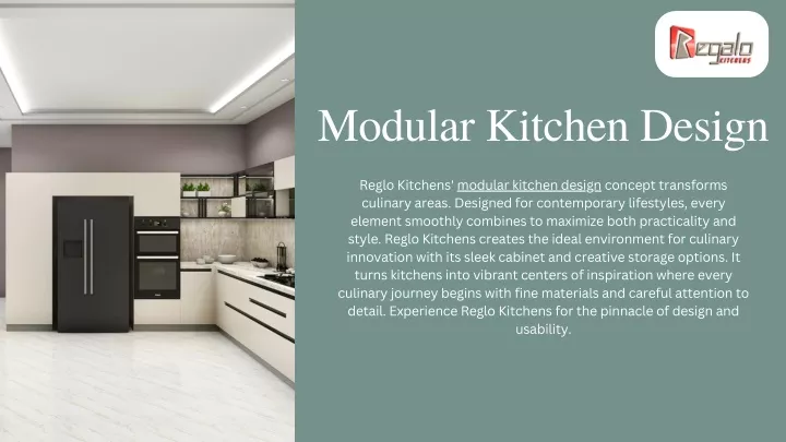 modular kitchen design