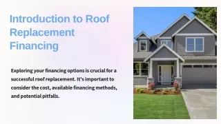 Expert Tips for Financing Your Roof Replacement