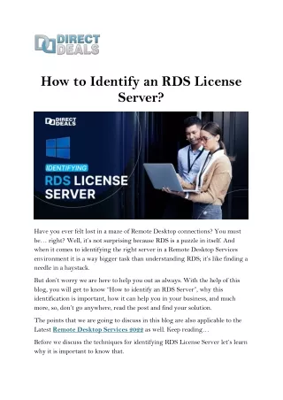 How to Identify an RDS License Server?